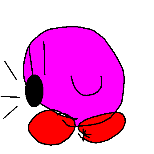 Kirby Inhaling